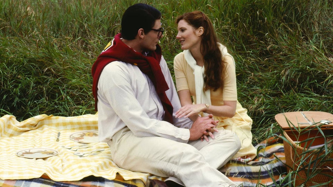 Annette O’Toole en Lana Lang face à Clark Kent, scène de pique-nique de Superman III