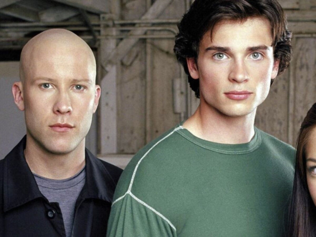 Michael Rosenbaum en Lex Luthor aux côtés du Clark Kent de Tom Welling dans les premières saisons de Smallville