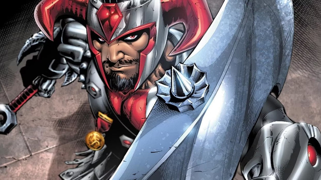 Steppenwolf et sa hache électro, l’oncle de Darkseid dans les comics DC
