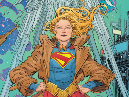 Kara Zor-El dessinée par Bilquis Evely pour le comics Supergirl : Woman of Tomorrow de Tom King, adapté au cinéma en 2026