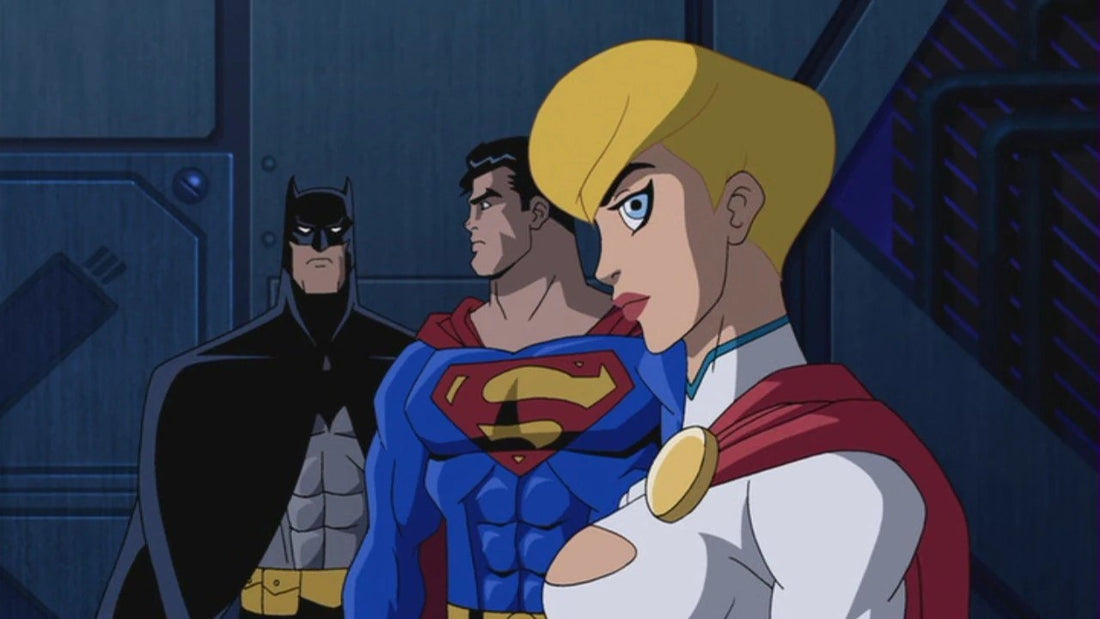Batman, Superman et Power Girl dans le film d'animation Superman/Batman : Ennemis publics (2009)