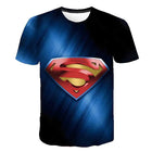 T-shirt Superman – Bleu Logo Iconique