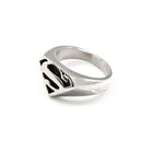 Bague Superman – Emblème Iconique en Alliage Métal Argenté