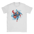 T-Shirt Superman - Dynamic Splash Blanc