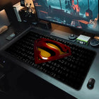 Tapis de souris Superman noir – Logo relief