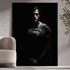 Poster Superman – Silhouette Sombre Iconique