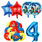 Décoration Anniversaire Superman – Kit de Fête Enfant 4 Ans