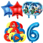 Décoration Anniversaire Superman – Kit de Fête Enfant 6 Ans