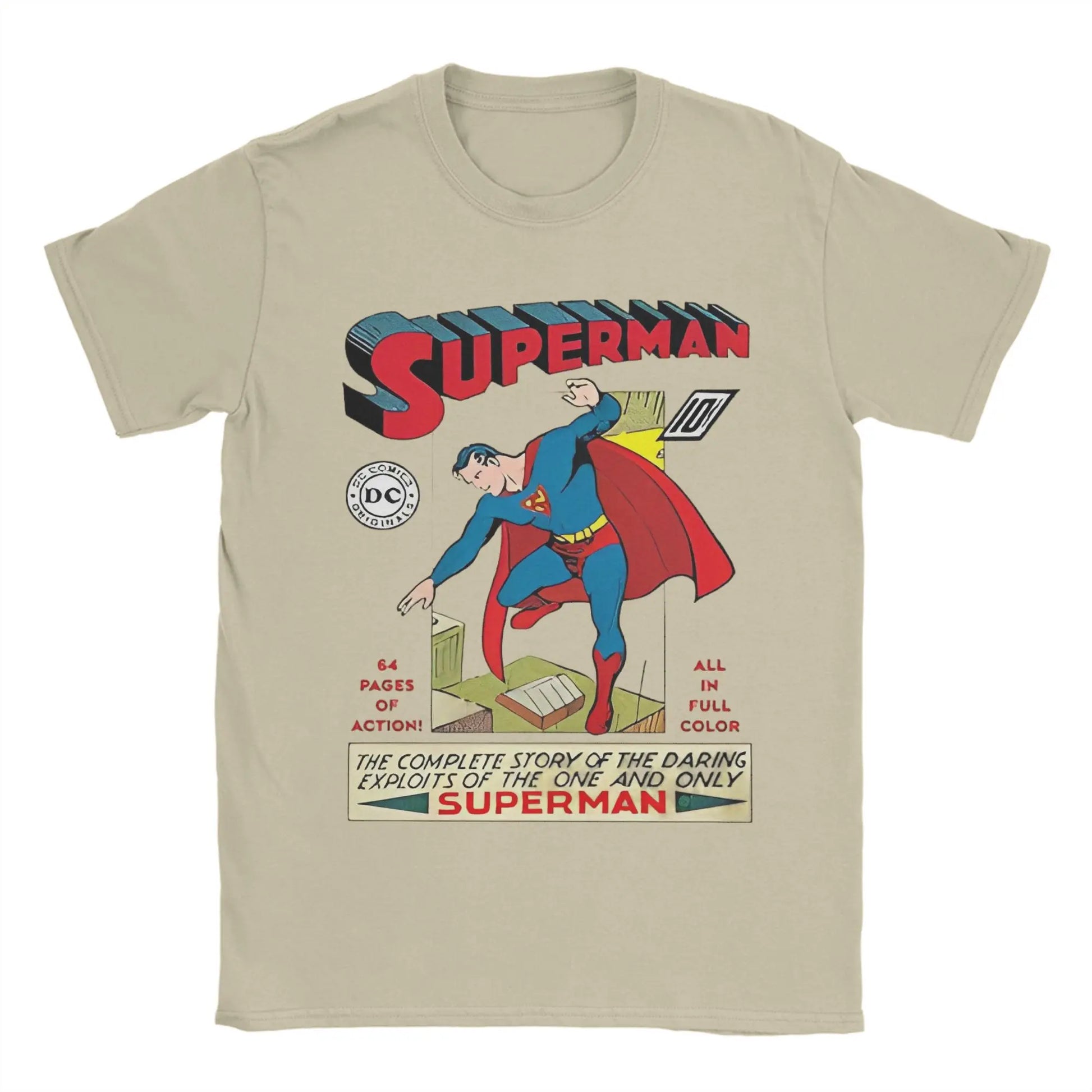 7 / S T-Shirt Superman - Couverture Comics Vintage Sable