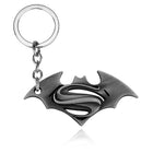 Porte-clés Batman x Superman – Argent Logo Fusion DC Comics