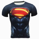 T-shirt Compression Superman – Armure Effet Musclé 3D