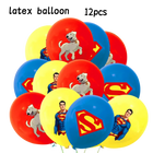 Ballons Anniversaire Superman – Lot de 12 Ballons Latex