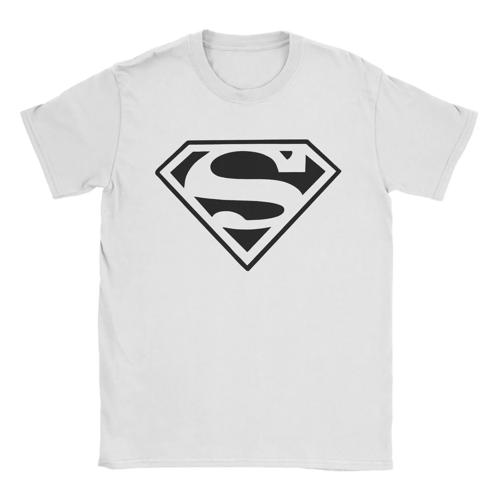 Blanc / S T-Shirt Superman Logo Monochrome Blanc