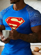 T-shirt Superman Compression – Coupe Training Athlétique