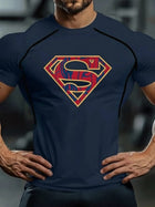T-shirt Compression Superman – Logo Classique/Comics