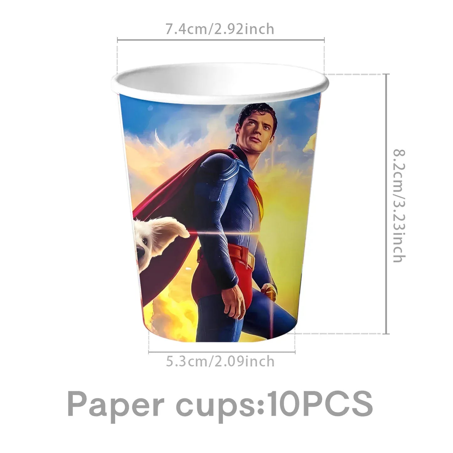 Complet Décoration Anniversaire Superman – Kit de Fête Complet 76 Pièces Enfant