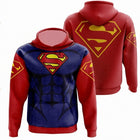 Sweat à Capuche Superman – Logo Iconique Réaliste
