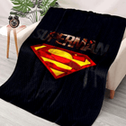 Plaid Superman – Logo Lumineux Iconique