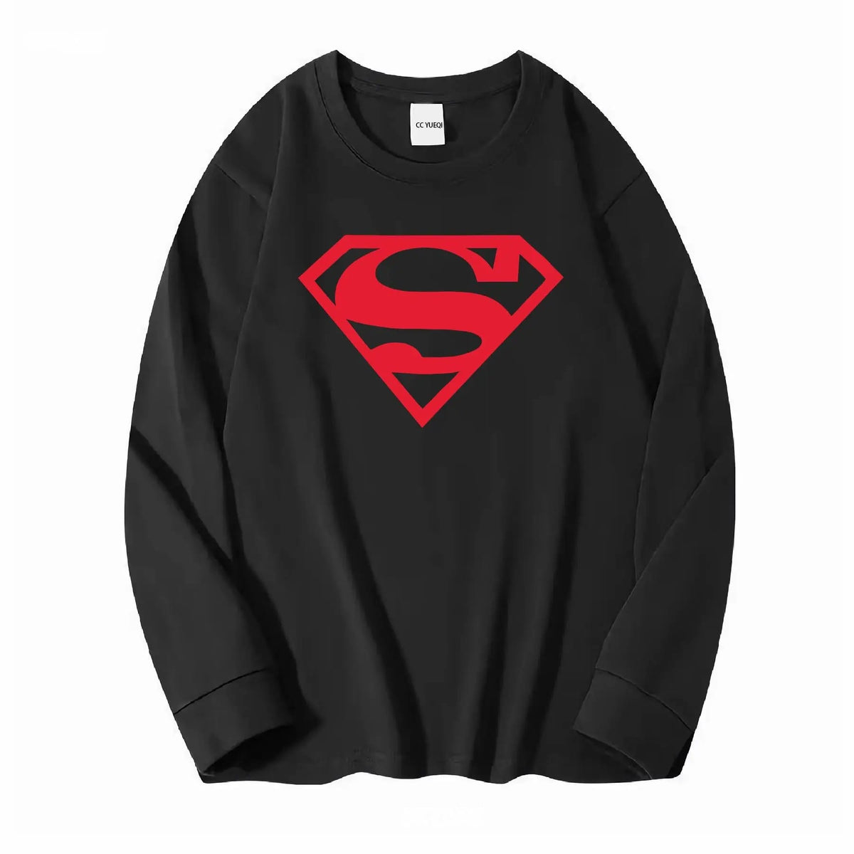 Emblème Rouge Classique / Noir / S Pull Superman – Emblème Rouge Classique