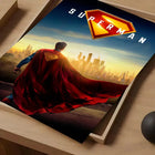 Poster Superman 2025 – Face à Metropolis