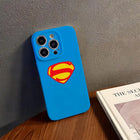 Coque iPhone Superman – Bleue Logo DC Comics