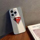 Coque iPhone Superman – Blanche Logo Rouge DC Comics