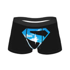 Caleçon Superman 2025 – Logo Bleu ciel vol superman