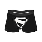 Caleçon Superman 2025 – Logo Centré Noir & Blanc COMICS