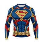T-shirt Superman Compression - Logo Doré