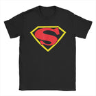 T-Shirt Superman – Logo écusson Rouge & Or
