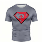 T-shirt Superman Compression - Logo Red Son