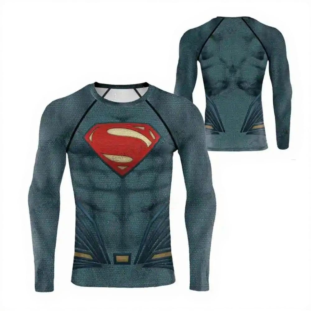 Plastron Blindé / XS Rashguard Compression Superman – Plastron Blindé