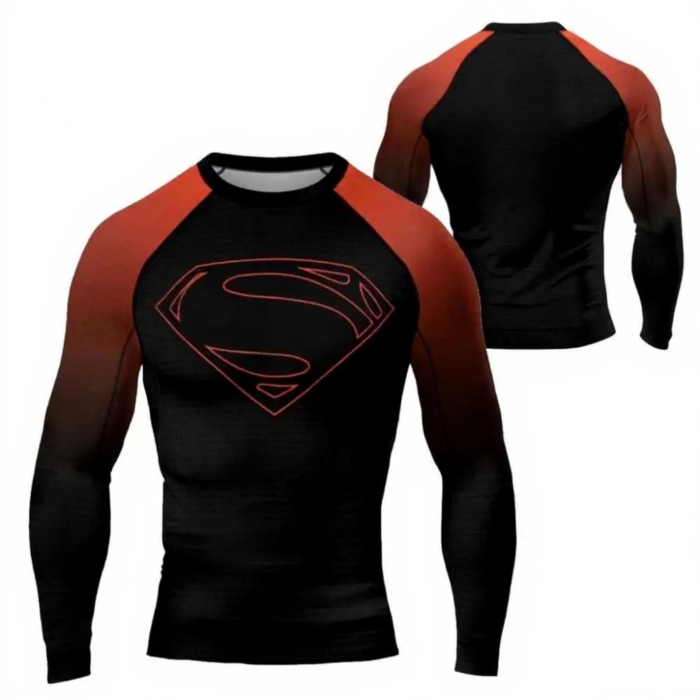 Raglan Braise / XS Rashguard Compression Superman – Raglan Braise