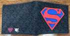 Portefeuille Superman – Logo Rouge et Bleu Relief Noir