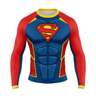 T-shirt Superman Compression - Rouge Bleu Aura