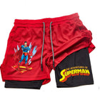 Short Superman 2-en-1 – Debout sur le Logo
