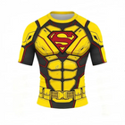 T-shirt Superman Compression - Jaune DC