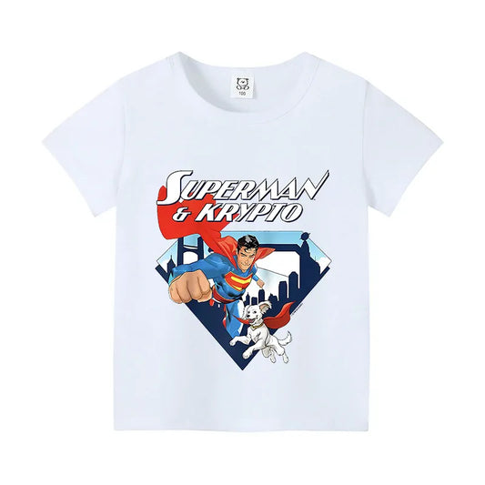 T-shirt Superman Enfant - Superman & Krypto