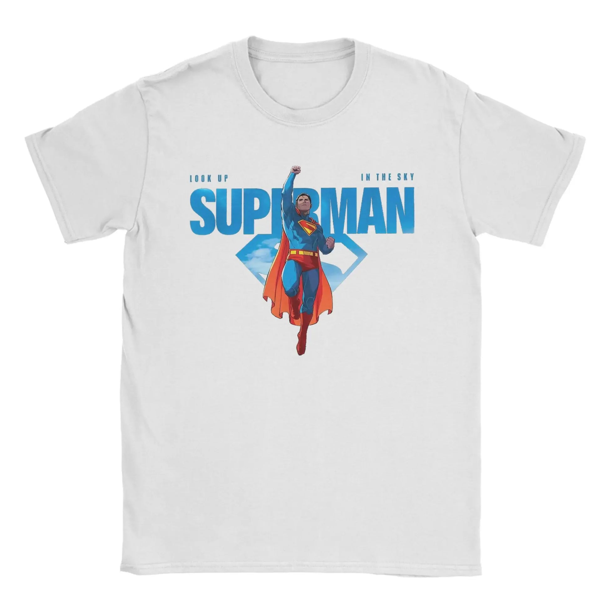 T-Shirt Superman - Flying Vintage Noir