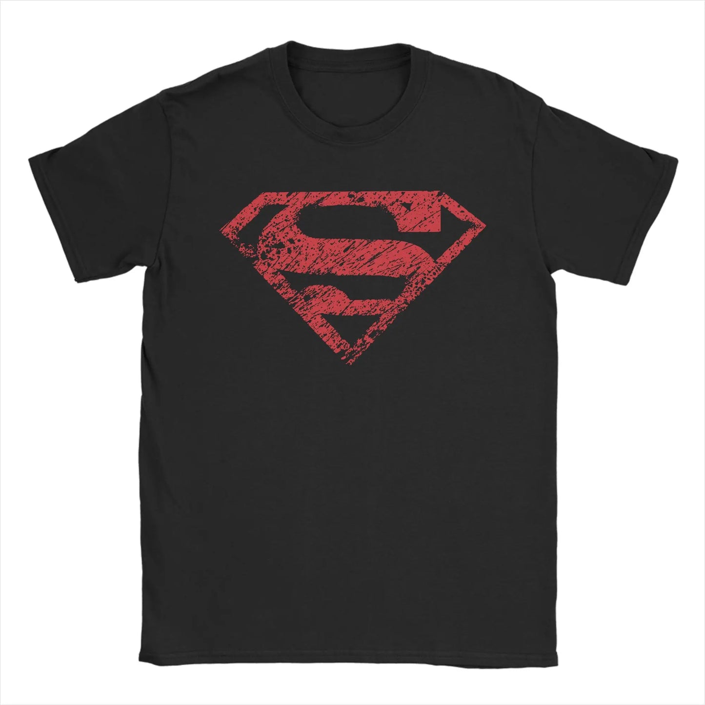 T-Shirt Superman - Flying Vintage Noir