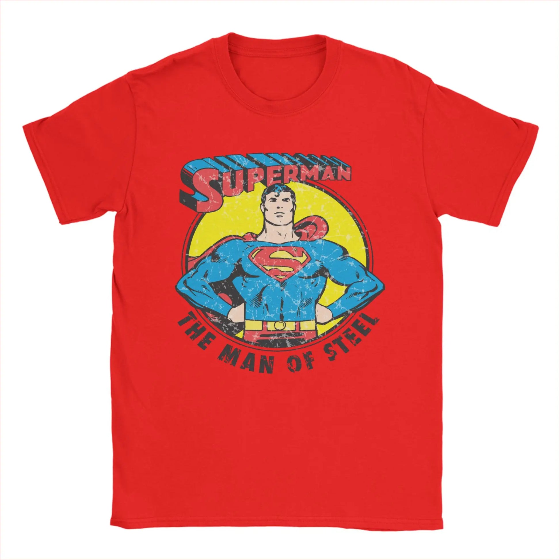 T-Shirt Superman - Flying Vintage Noir
