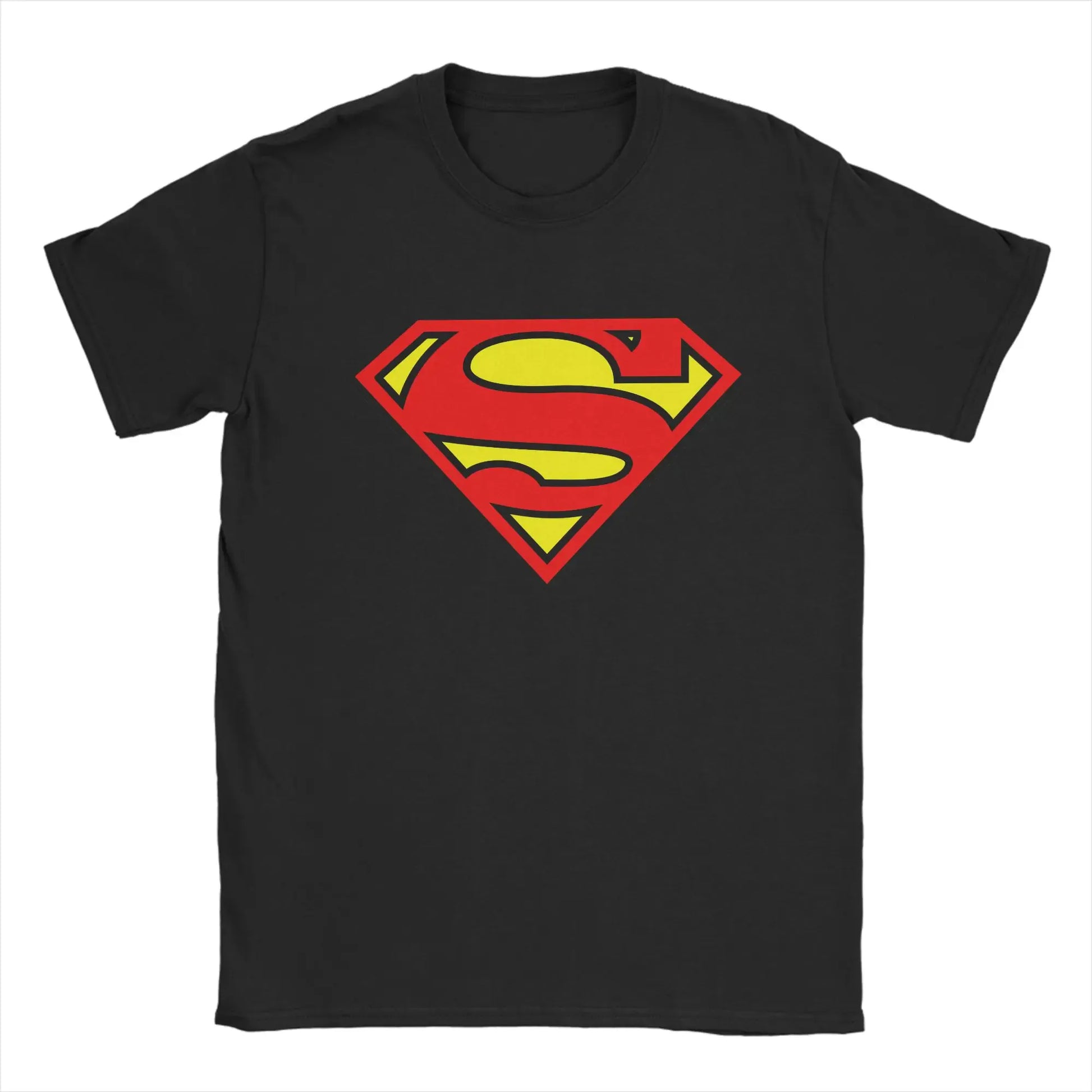 T-Shirt Superman - Flying Vintage Noir