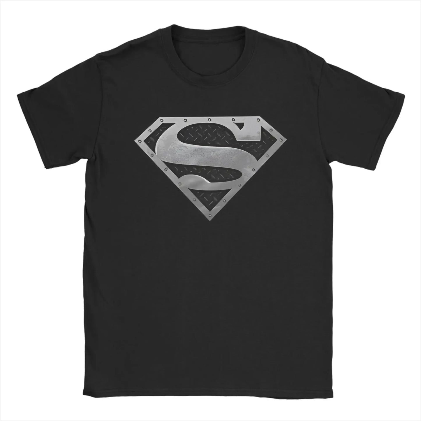 T-Shirt Superman - Flying Vintage Noir