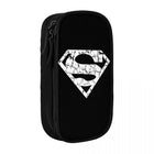 Trousse Superman – Logo Blanc Effet Fissuré