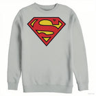 Pull Superman – Gris Logo Classique sans capuche